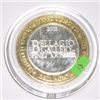 Image 1 : SILVER STRIKE .999 FINE SILVER $10 CASINO GAMING COIN *BELLAGIO/FINE ART* COIN WEIGHS 1.34ozs