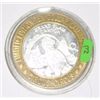 Image 1 : SILVER STRIKE .999 FINE SILVER $10 CASINO GAMING COIN *CIRCUS CIRCUS/GRAND SLAM CANYON*!!