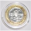 Image 2 : SILVER STRIKE .999 FINE SILVER $10 CASINO GAMING COIN *BELLAGIO* COIN WEIGHS 1.34ozs!!