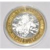 Image 2 : SILVER STRIKE .999 FINE SILVER $10 CASINO GAMING COIN *NATIVE AMERICAN SERIES/CHIEF OURAY-UTE*!!