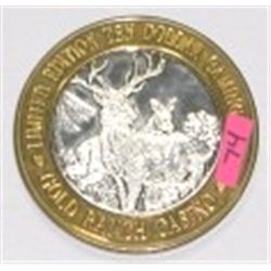 SILVER STRIKE .999 FINE SILVER $10 CASINO GAMING COIN *GOLD RANCH CASINO/LIMITED EDITION* 1.34ozs!!