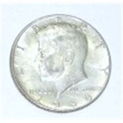 1964 KENNEDY SILVER HALF DOLLAR *RARE AU HIGH GRADE!! SILVER COIN CAME OUT OF SAFE BOX!!