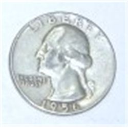 1956 WASHINGTON SILVER QUARTER DOLLAR *NICE EARLY QUARTER!! SILVER COIN CAME OUT OF SAFE BOX!!