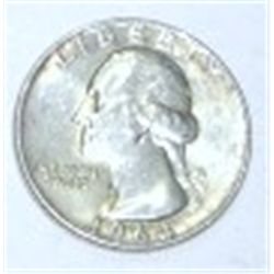 1964-D WASHINGTON SILVER QUARTER DOLLAR *RARE EARLY MS HIGH GRADE QUARTER!!