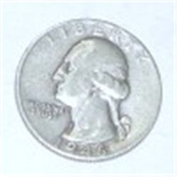 1946-D WASHINGTON SILVER QUARTER DOLLAR *RARE KEY DATE EARLY QUARTER!! SILVER COIN CAME OUT OF SAFE 