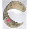 Image 2 : VINTAGE SILVER BRACELET BEUATIFUL HANDCRAFTED DESIGN *STAMPED MEXICO SILVER* WEIGHT IS 1.20ozs!
