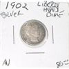 Image 1 : 1902 LIBERTY HEAD SILVER DIME RED BOOK VALUE IS $80.00 *EXTREMELY RARE AU HIGH GRADE*!!