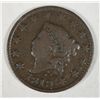 Image 1 : 1819  large penny   VG/F     UNATTRIBUTED  est $50-$60