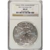 Image 1 : 2011-W 25TH ANNIVERSARY AMERICAN SILVER EAGLE NGC MS69