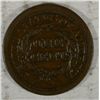 Image 2 : 1843  large penny nice COLOR couple marks obv. VF  est $45-$50