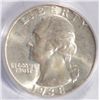 Image 2 : 1938 WASHINGTON QUARTER PCGS MS65 GEM