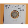 Image 1 : 1854 1/2 DIME