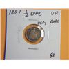 Image 1 : 1857 1/2 DIME