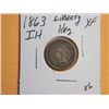 Image 1 : 1863 INDIAN HEAD CENT