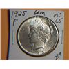 Image 1 : 1925 P PEACE DOLLAR