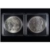 Image 1 : LOT OF 2 US MORGAN SILVER DOLLARS - 1889-P & 1921-P