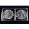 Image 2 : LOT OF 2 US MORGAN SILVER DOLLARS - 1889-P & 1921-P