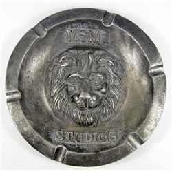 MGM STUDIOS LION HEAD ASHTRAY - 6.5" DIAMETER