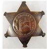 Image 1 : ARIZONA TERRITORY RANGER BRASS BADGE