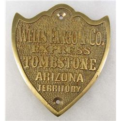 WELLS FARGO CO TOMBSTONE ARIZONA SIGN