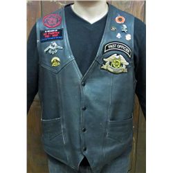 ROSE CITY CHAPTER HARLEY OWNERS GROUP  HOG LEATHER MOTORCYCLE VEST