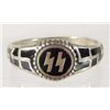 Image 1 : STERLING SILVER GERMAN NAZI SS ENAMELED RING