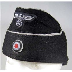 RARE GERMAN NAZI ARMY PANZER OFFICERS OVERSEAS CAP