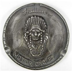 INDIAN MOTORCYCLES INDIAN HEAD ASHTRAY