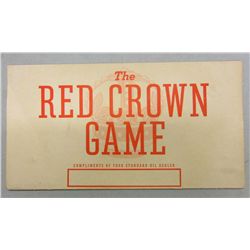 1937 STANDARD OIL ADVERTISING PREMIUM THE RED CROWN GAME - UNPUNCHED