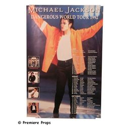 Michael Jackson Dangerous World Tour Poster