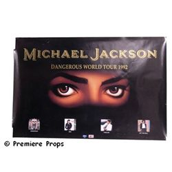 Michael Jackson Dangerous World Tour Poster