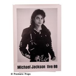 Michael Jackson Liver 88 Tour Poster