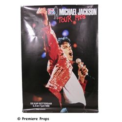 Michael Jackson Rotterdam Tour Poster