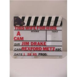 This Wife For Hire Manual Clapboard