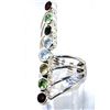 Image 1 : Silver and Mixed Stones Ring