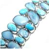 Image 1 : Fire Opal & Larimar Bracelet