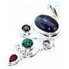 Image 1 : Kyanite, Amethyst, Garnet & Opal Pendant