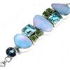 Image 1 : Fire Opal, Peridot and Blue Topaz Bracelet