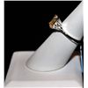 Image 2 : CITRINE AND WHITE SAPPHIRE SILVER RING