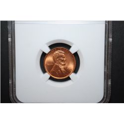 1945 US Lincoln Wheat Back Penny; NGC Graded MS66 RD; EST. $20-25