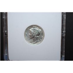 1941-D US Mercury Dime; MCPCG Graded AU58; EST. $10-15