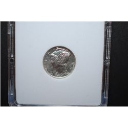 1943 US Mercury Dime; MCPCG Graded EF40; EST. $10-15