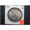 Image 1 : 1924 US Peace $1; UNC; Toned; EST. $40-50