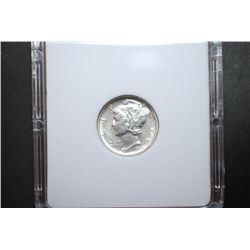 1943 US Mercury Dime; MCPCG Graded VF20; EST. $10-15