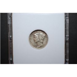 1945 US Mercury Dime; MCPCG Graded F12; EST. $10-15