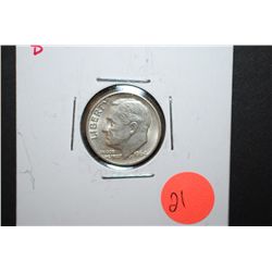 1964-D US Roosevelt Dime; EST. $5-10