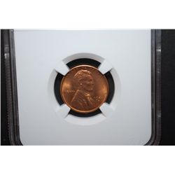1944-S US Lincolon Wheat Back Penny; NGC Graded MS66 RD; EST. $20-25
