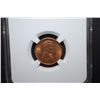 Image 1 : 1944-S US Lincolon Wheat Back Penny; NGC Graded MS66 RD; EST. $20-25