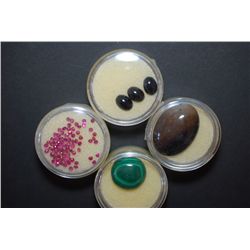 Assorted Gemstones; Various Sizes, Shapes & Colors; Lot of 4 Packs; EST. $20-50