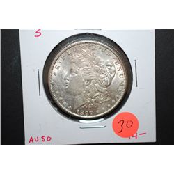1897-S US Silver Morgan $1; AU50; EST. $45-50
